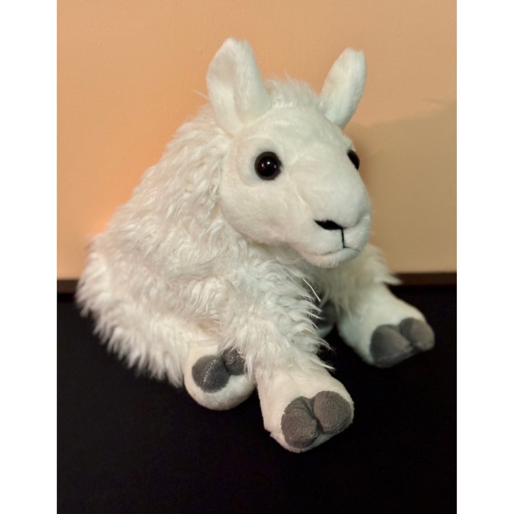 Wild Republic Llama Plush Stuffed Animal White Shaggy Soft Toy 9 Inch